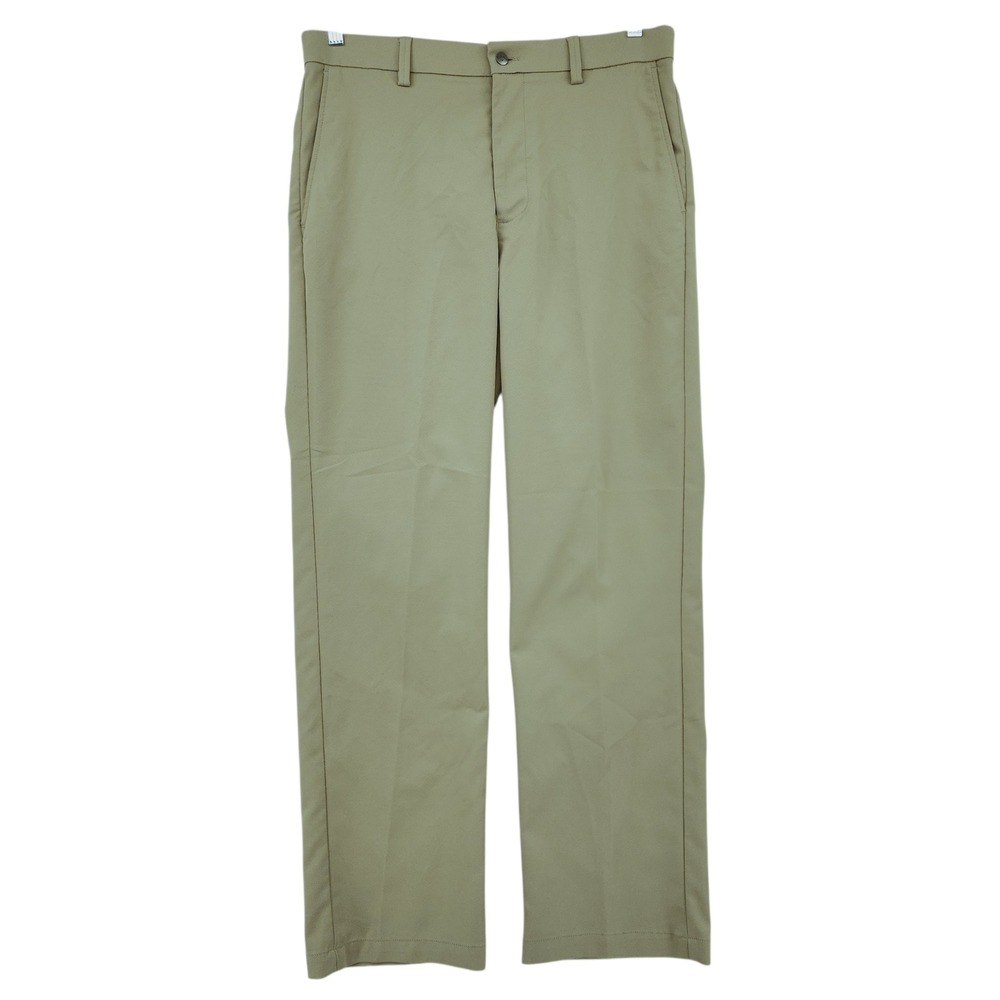 Callaway Golf Pants 33x31 Men Tan Green tint Stretch Preformance Tech Athleisure